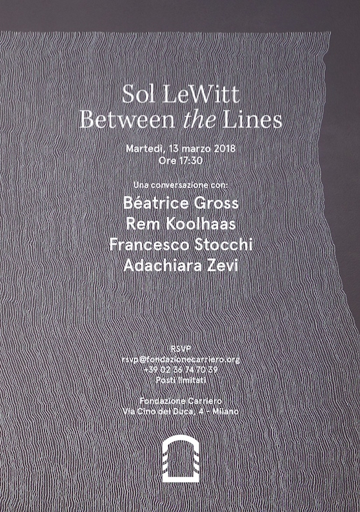 Sol LeWitt. Between the Lines – Symposium